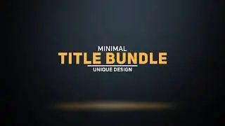 [dearts] Minimal Modern Typography ( After Effects Project Files)