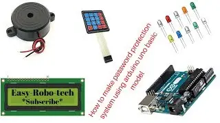 how to make password protection system using arduino uno basic model