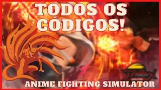 ROBLOX - TODOS OS CÓDIGOS DO ANIME FIGHTING SIMULATOR!🔥