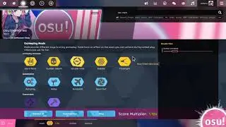 Playing osu!memories but it's half DT (120% Speed)