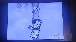 Betty Boop: Junior and Pudgy getting chased and spanked by mama duck
