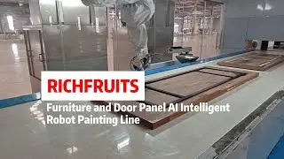 4 417 High Definition Furniture and Door Panel AI Intelligent Robot Painting Line
