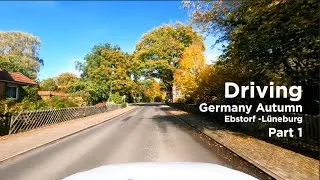 Driving to Luneburg - Germany - First part - 4K