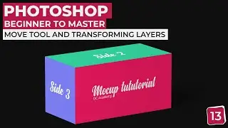 Adobe Photoshop from Beginner to Master 13 | Move Tool and Transforming Box | Sinhala Tutorial