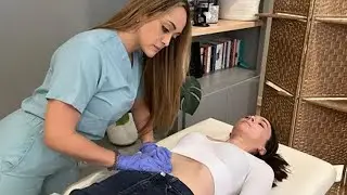 ASMR Medical Exam: DETAILED Abdominal Examination