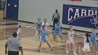 Sabine 8th Grade Girls 38 West Rusk 13 - Sydney's first game of the season
