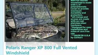 Polaris Ranger XP 800 Full Vented Windshield.wmv