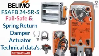 Belimo FSAFB 24-SR-S Fail-Safe Spring Return Damper Actuator | Technical Guide for HVAC