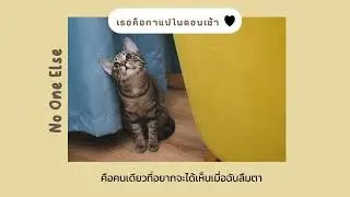 เธอคือกาแฟในตอนเช้า- No One  Else (lyrics) ☕💕