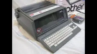Vintage word processor computer