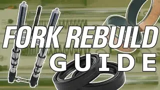 HOW TO - Rebuild your motorcycle forks #diy