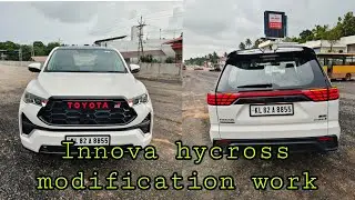 Innova hycross modification work | tail light | GR grill | fog lights | drl