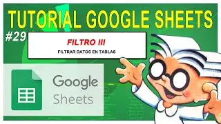 Google Shetts FILTRO ✅ VARIOS FILTROS