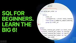 SQL FOR BEGINNERS.....LEARN THE BIG 6! #sqlforbeginners #data #finance