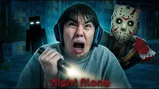 АСЛАН УБЕГАЕТ от МАНЬЯКА на ЛУЧШЕЙ ХОРРОР КАРТЕ МАЙНКРАФТ | Night Alone | Minecraft