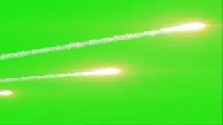 Meteors Green Screen