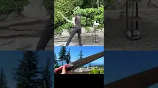 Kingston Arms Type XIV Arming Sword Sharpened! WILL IT CUT? Sword Cutting Compilation #shorts