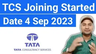 TCS Joining 2023 | TCS joining 2022 