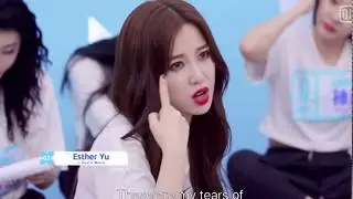 Drama Queen Esther Yu teases XIN Liu for choosing the song too long 😂 | Youth With You 2