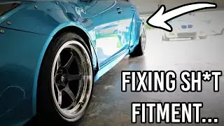 FIXING SH*T FITMENT ON MY WIDEBODY MAZDASPEED 3!! (25MM SPACERS)