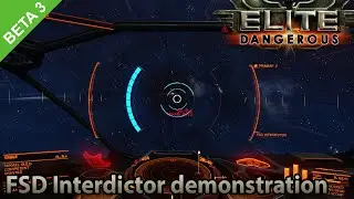 Elite: Dangerous - Beta 3 - FSD interdictor demonstration