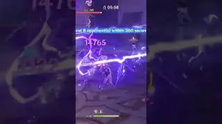 Yelan and kuki shinobu vs 15 Hilichurls Gameplay - Genshin Impact
