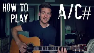 A/C# // EASY Guitar Chord Tutorial!
