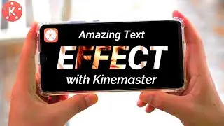 How to play a video inside text in Kinemaster I how to place video inside text I Kinemaster tutorial