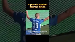 17 year old Erling Braut Haaland destroys Brann with 4 goals for Molde