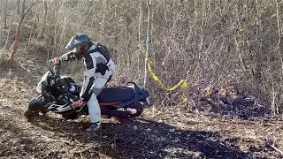 Yamaha Tenere 700 - KTM790R - CRF 300L - Snow time Pt. 1
