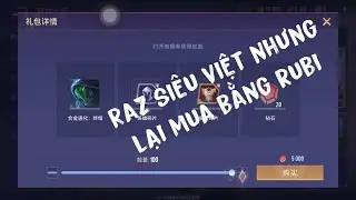Mua raz siêu việt nhưng lại bằng rubi?