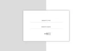 MINIMALIST AUTHORIZATION FORM FOR HTML + CSS SITE