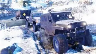 Double Truck Haul - SnowRunner Highlights