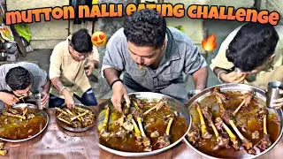Mutton Nalli Eating Challenge With Dhiru 😱🥵|Kanda Lovers|