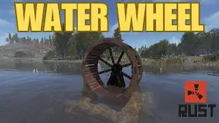 NEW Water Wheel in Rust: Infinite River Electricity! (Staging Branch)