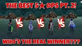Pt. 2 of D’ Best 5★ DPS Characters Tighnari vs Ganyu vs Childe vs Yelan Showcases! Who’s The Winner?