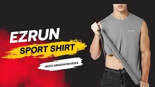 Comfy, Stretchy Muscle Shirt: ProsEZRUN Athletic Shirt Review