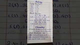 Fsc 1st Biology and Chemistry paper scheme 2022 💯💯💯