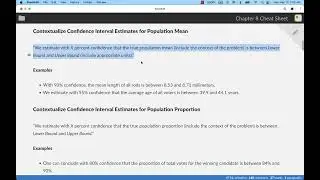 Contextualize a Confidence Interval Estimation