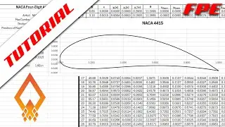 Generate and Plot NACA 4-Digit Airfoils in Excel