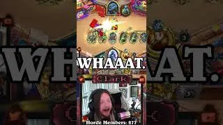 The BEST CHEESE in Hearthstone History!? #hearthstone #clarkhellscream