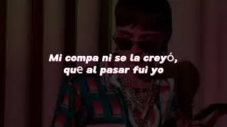 Ella Baila Sola - (Letra) - Eslabon Armado y Peso Pluma