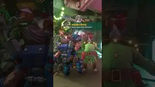 A lot of dwarfs dancing in lobby