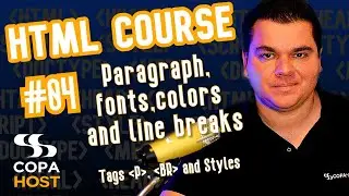 HTML font tag tutorial. HTML font family, colors, styles and line breaks with BR.