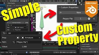 Beginner Custom Properties Tutorial for Rigging - Blender 3.5