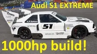 Audi S1 1000hp Build & Testdrive by KRB Trading