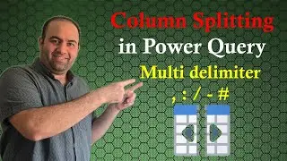 Split a Column in Power Query Using Multiple Delimiters