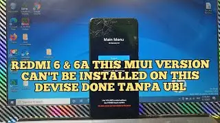 Redmi 6 &6A This Miui Version Done Tanpa Ubl