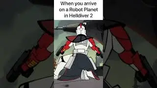 How it feels facing robots in Helldivers 2