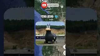 i found giant yerd Bird on Google map and google earth #googleearth #map #earth #shorts